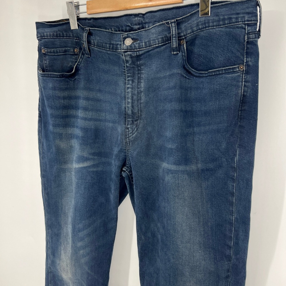 Levis 514 Straight Fit Mens Jeans 44x30 Medium Wash Blue Denim 28726-0003 - Picture 5 of 10